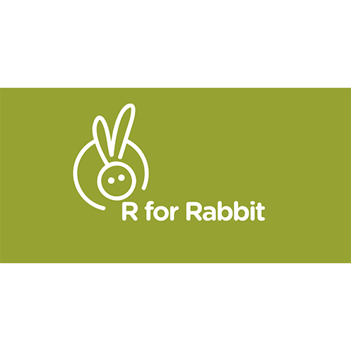 R FOR RABBIT WHITE